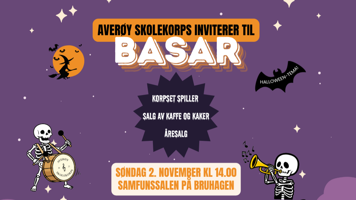Halloween-basaren blir tradisjon!